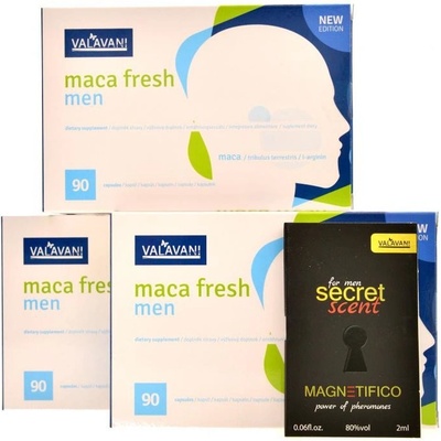 Valavani Maca fresh men 270 kapslí + secret scent 2 ml
