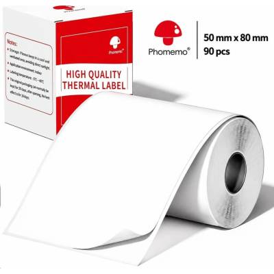 NoName Phomemo štítky Bílé 50 x 80 mm 90 ks pro M110 M220 M221