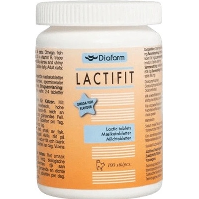Diafarm LactiFit Fish pro kočky 100 tbl. – Hledejceny.cz