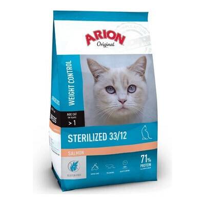 ARION Original Sterilized 33/12 Salmon 300 g losos, suché krmivo pre mačky po sterilizácii