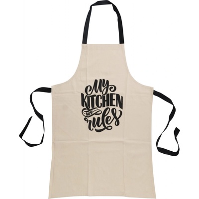 H&L Kuchyňská zástěra My kitchen bavlna písková