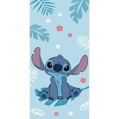 Jerry Fabrics Bavlnená osuška 70 x 140 cm Lilo and Stitch Blue