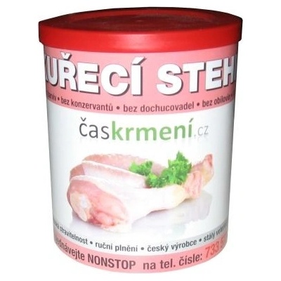 Časkrmení Kuřecí Stehna 800 g