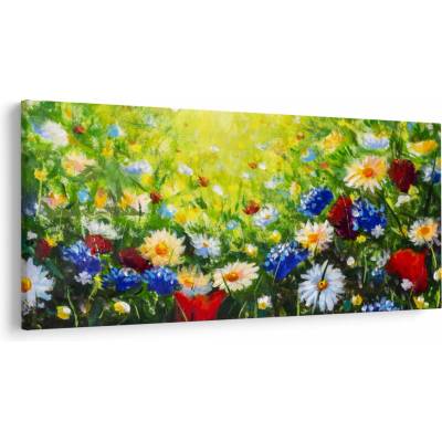 Obraz divokých květin, jednodílný 250x125 cm