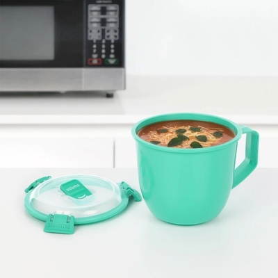 Sistema Microwave Hrnek na polévku a dušené pokrmy 900 ml mátová