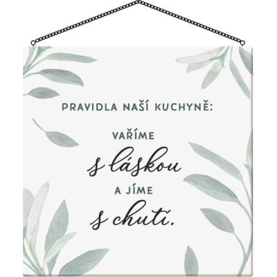 Cedulka - Pravidla naší kuchyně