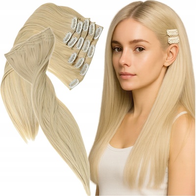 Příčesek dlouhé syntetické světlý blond Mawe dámská