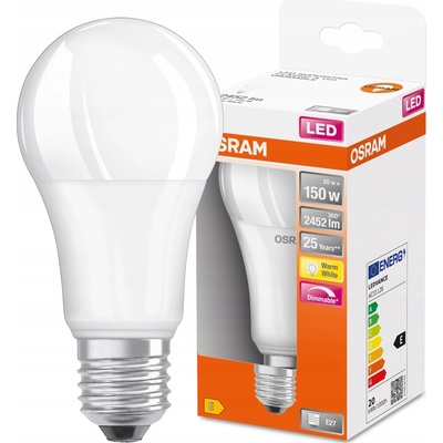 Osram LED žiarovka klasik, 20 W, 2 500 lm, teplá biela, E27 LED SST CLA150 17W/827 ADV FR E27