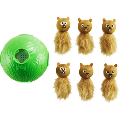 Nina Ottosson Dog Snuffle N'Treat Ball interaktívna hračka pre psov 17 cm
