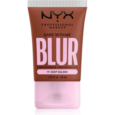 NYX Professional Makeup Bare With Me Blur Tint hydratační make-up 19 Deep Golden 30 ml