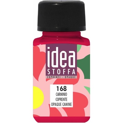 Maimeri Idea Stoffa farba na textil 60 ml krycia karmínová