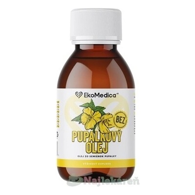 EkoMedica SK Pupalkový olej zo semienok pupalky 100 ml