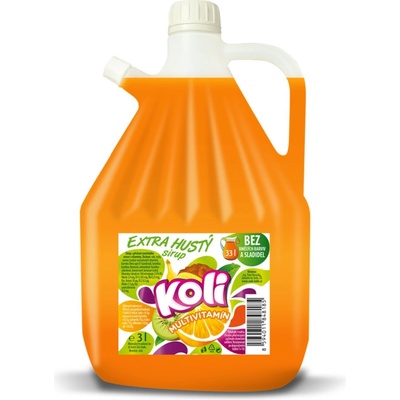 Koli sirup extra hustý multivitamín 3 l