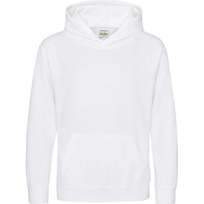 Just Hoods dětská mikina s kapucí Bílá