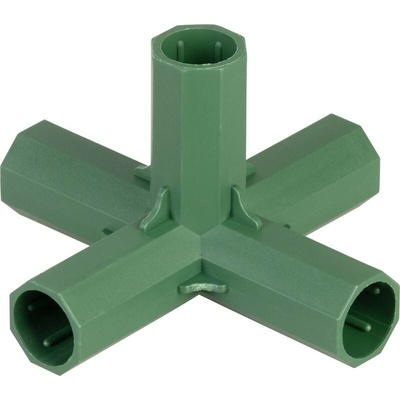 Spojka Strend Pro, 16 mm, 5-side, konektor na záhradné oporné tyče