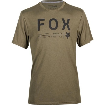Fox Non Stop Olive Green pánské triko s krátkým rukávem zelená