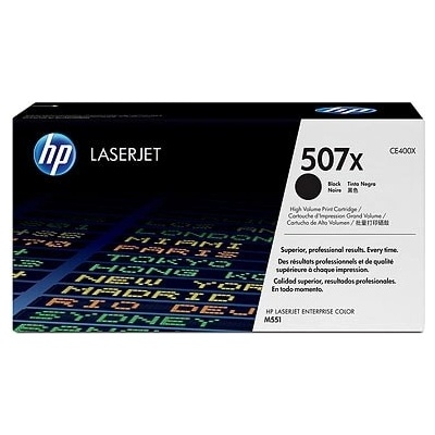 HP 507X originální tonerová kazeta černá CE400X
