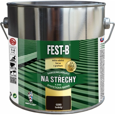 FEST-B na strechy S2141, 0280 hnedá 2,5 kg