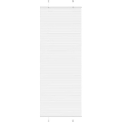VidaXL Roleta plisé 80 x 200 cm bílá