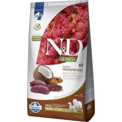 N&D Quinoa Skin & Coat Venison Adult Medium & Large 2,5 kg