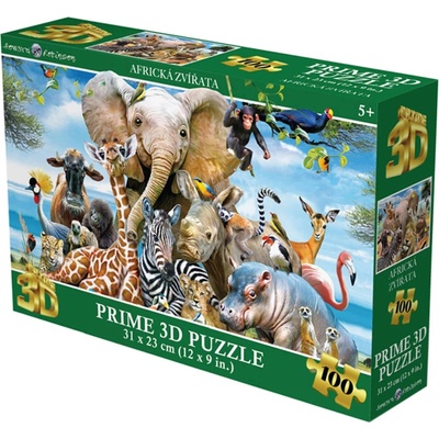 HM Studio 3D Afrika úsměv 63 dílků