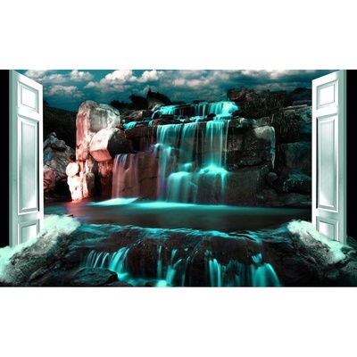 Preinterier FT2721 Fototapeta na stenu Zelený vodopád vlies 104cm x 70cm