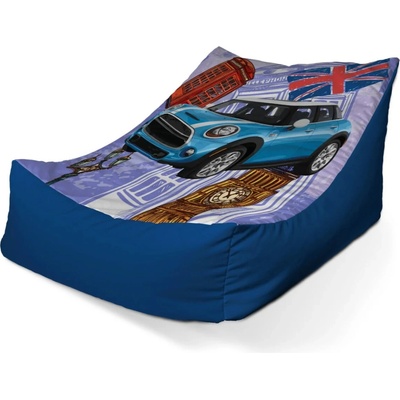 Sablio sedací vak lounge Mini sedan Londýn 80 x 95 x 50 cm