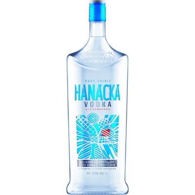 Hanácká Vodka 37,5% 1 l (holá láhev)
