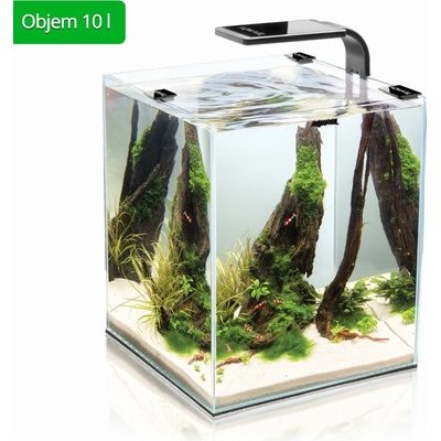Aquael Shrimp Smart akvarijní set černý 20 x 20 x 25 cm 10 l