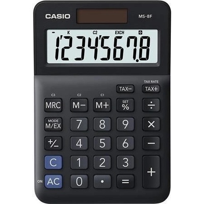 CASIO Kalkulačka "MS-8 F", černá, stolní, 8 číslic