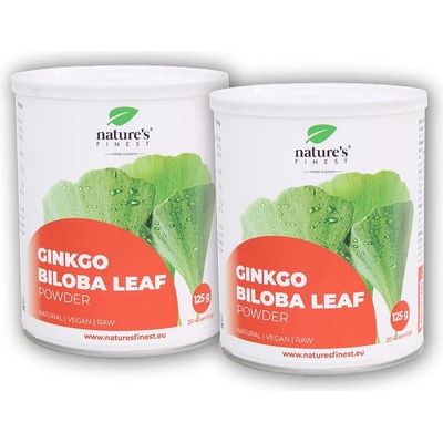 Nature's Finest Ginkgo Biloba Leaf Powder 2 x 125 g