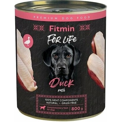 Fitmin dog For Life tin duck 8 x 800 g