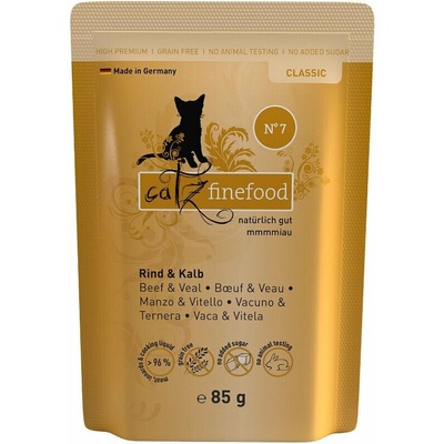 Catz finefood CF No.7 s telecím masem 85 g