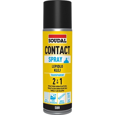 SOUDAL Lepidlo Contact Spray 2v1 300 ml
