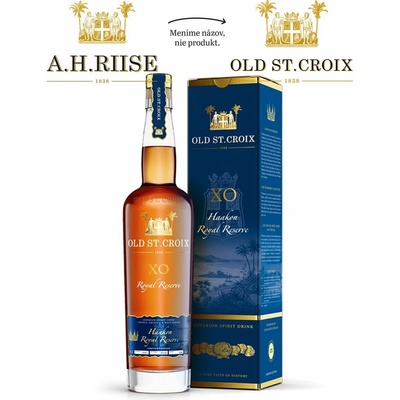 A.H. Riise X.O. Royal Reserve Kong Haakon 42% 0,7 l (kartón)