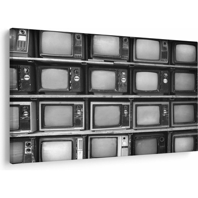Obraz - Retro televízie, jednodielne 150x100 cm
