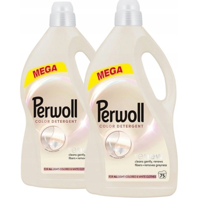 Perwoll Renew Light Colors prací gel 2 x 3,75 l 75 PD