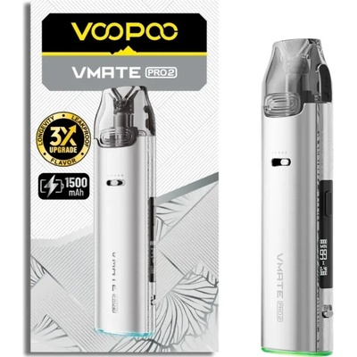 VooPoo VMate Pro 2 Pod 1500 mAh Glacier Silver 1 ks
