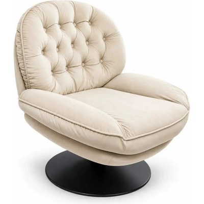 Luxuryform Design Relaxačné Otočné Luna Krémové