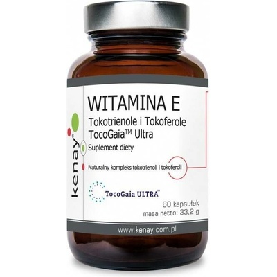Kenay Vitamin E Tokotrienol a Tokoferol TocoGaia Ultra 60 kapslí