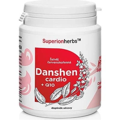 Superionherbs Danshen Cardio + Q10 90 kapsúl