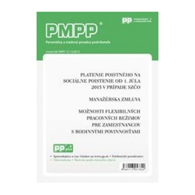 PMPP 12-13/2013 Platenie poistného na sociálne poistenie od 1. júla 2013 v prípade SZČO – Hledejceny.cz