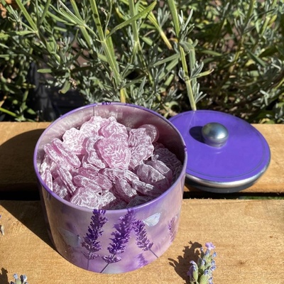 Esprit Provence Levandulové bonbony v plechovce 85 g