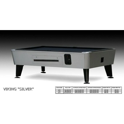 WIK Viking, strieborný, 6-7-8-9 ft, bez mincovníka Biliardový stôl 8ft