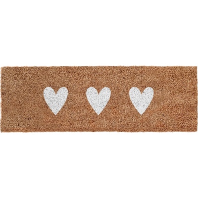 Eulenschnitt Small Hearts bílá přírodní 75 x 25 cm