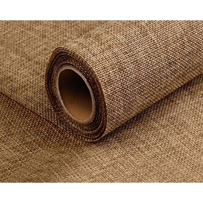 Stoklasa Imitace juty, dekorační juta (pytlovina) 380439/1 jednobarevná přírodní režná, š.47-48cm (látka v metráži)
