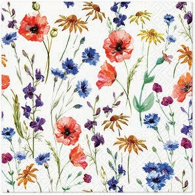 TaT servítky Field of Flowers 33X33cm
