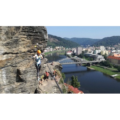 Kurz Via ferrata Děčín 4 osoby 2 hodiny