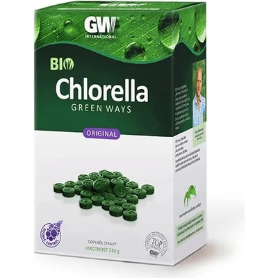 GreenWays Chlorella detoxikácia organizmu a podpora imunity 3 x 110 g