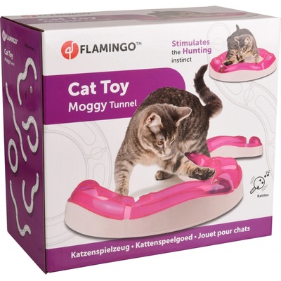 Flamingo Moggy Interaktivní hračka 4 cm